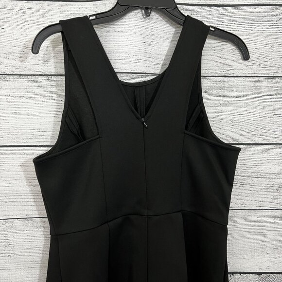 Madewell Black Sleeveless A-Line Dress With Pleated Skirt, Size Medium - Picture 6 of 6